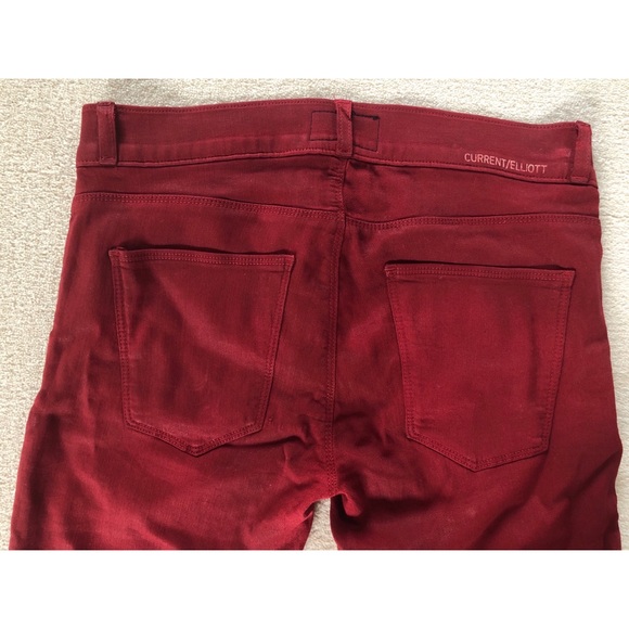 Current/Elliot red skinny pants size 27 - Picture 4 of 4